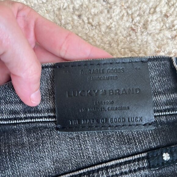 Lucky Brand stye High Rise Shortie Distressed Shorts - Picture 6 of 6